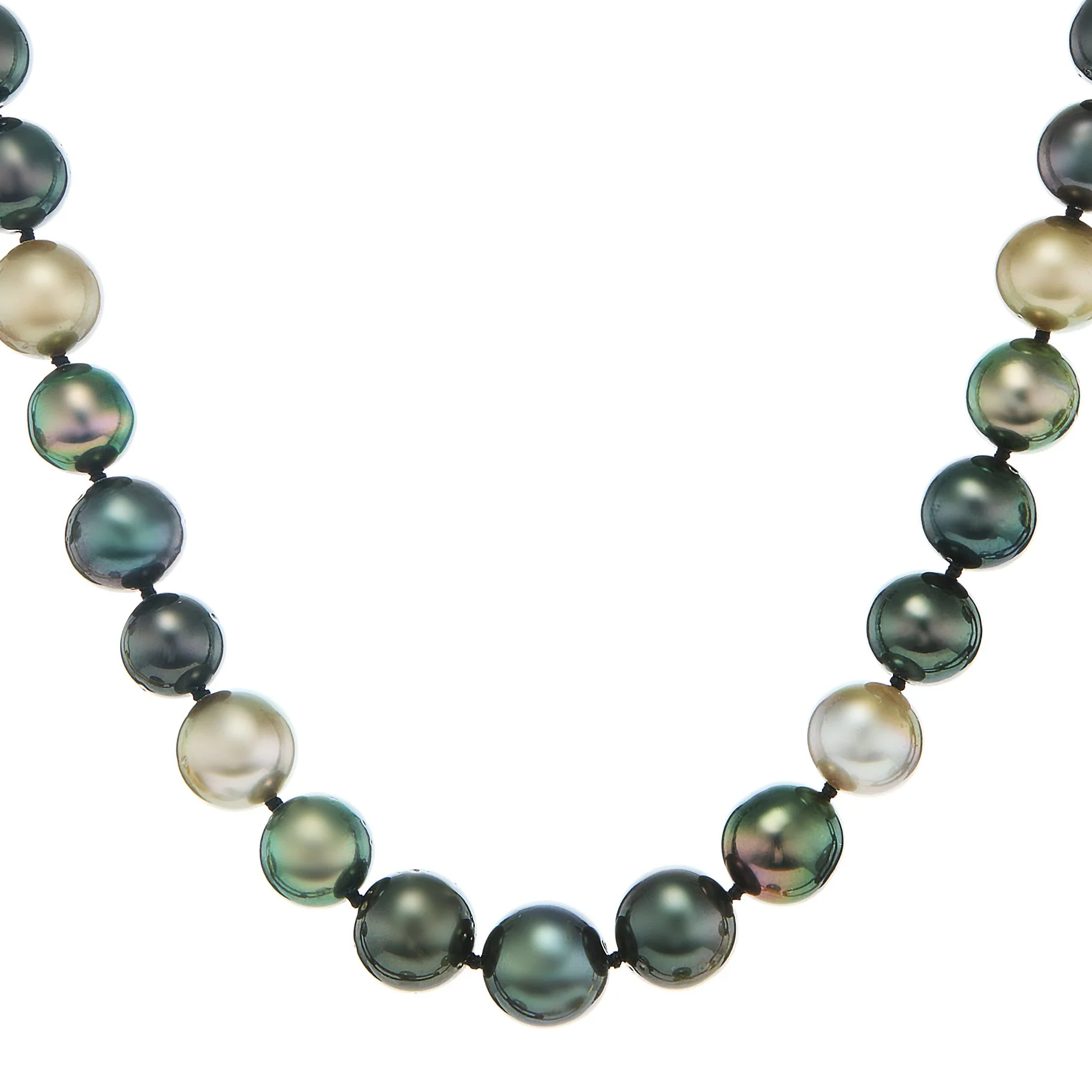 Lustrous Multi-Colored Tahitian Pearl Necklace — Sheryl Jones
